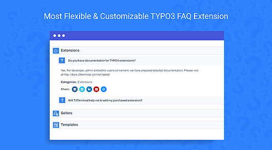 Ultimate TYPO3 FAQ Extension